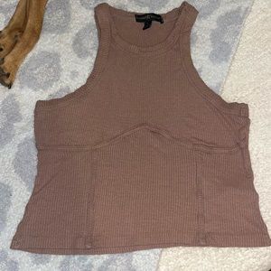 ALMOST FAMOUS BROWN TANK TOP !!LIKE BRAND NEW!!